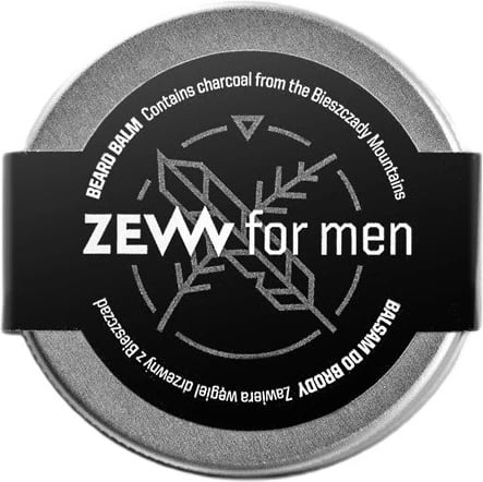 Balm për mjekër Zew For Men me qymyr për meshkuj, 30ml