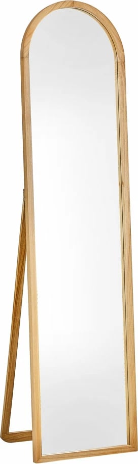 Pasqyrë qëndruese Scandi, dru natyral, 45x175cm