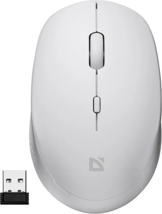 Maus wireless Defender Auris MB-027, 800/1200/1600 DPI, i bardhë