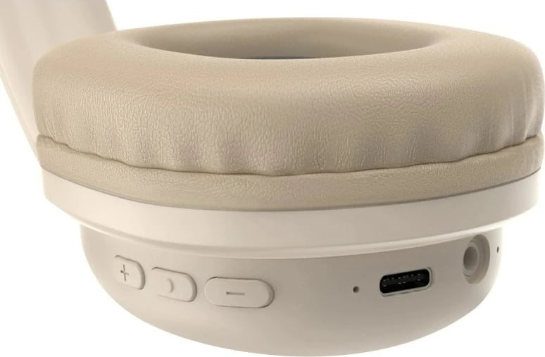 Kufje pa tela Defender FreeMotion B640, Bluetooth, USB-C, Bezhë