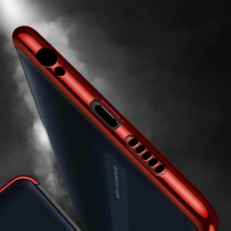 Mbështjellës Hurtel Clear Color 0.3mm për Xiaomi Redmi 8A, TPU, i tejdukshëm/zi