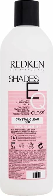 Ngjyrë për flokë Redken Shades EQ Gloss 000 Crystal Clear për femra, 500ml