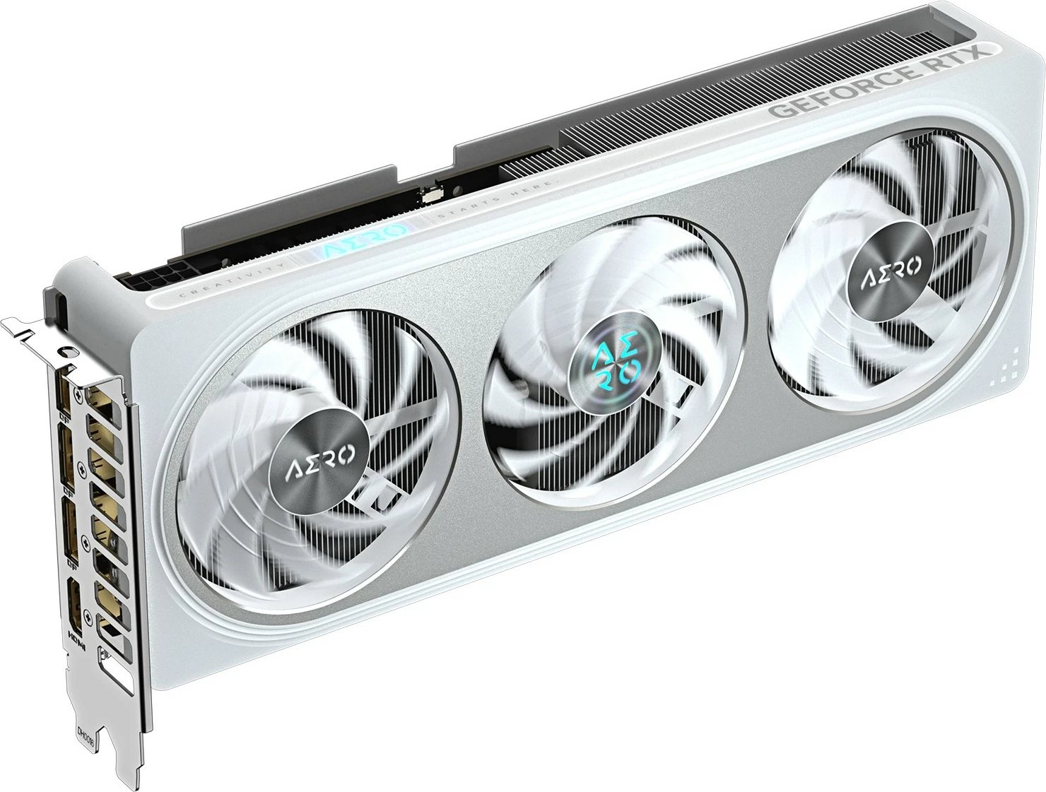 Kartelë grafike Gigabyte RTX 5060 AERO OC 8GB GDDR7 e bardhë