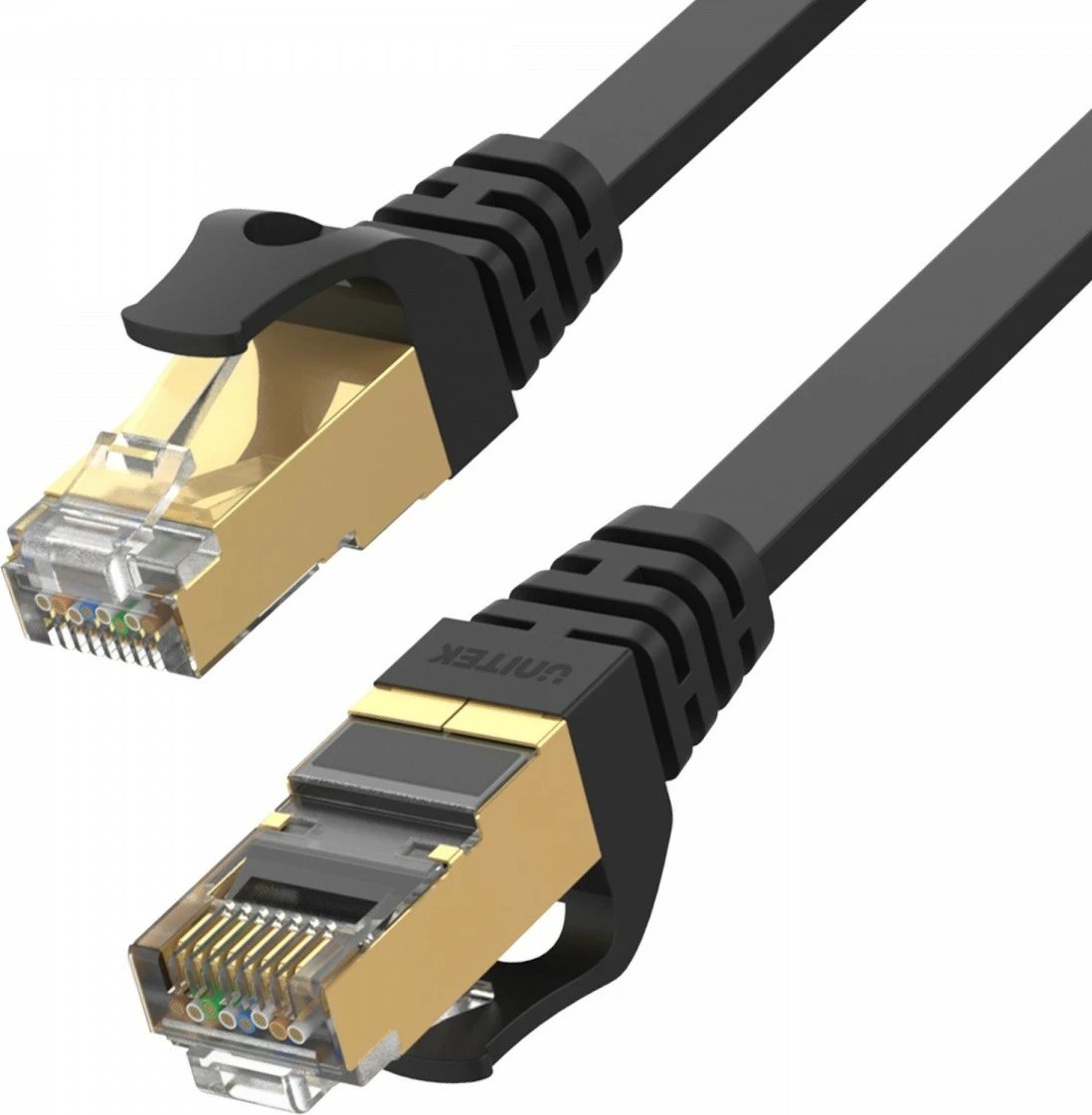 Kabllo rrjeti Unitek CAT 7, C1897BK-10M, 10m, RJ45, e zezë