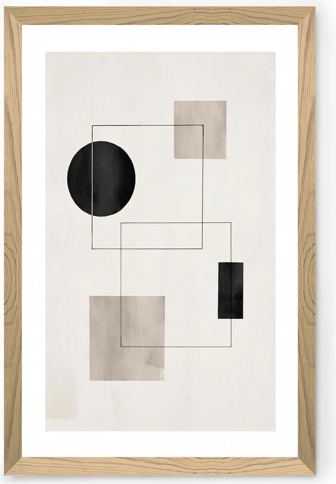 Pikturë dekorative Wallity, shumëngjyrëshe, Tekhammdf76, 33x48cm