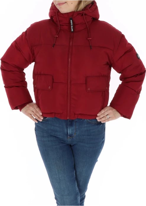 Jakne për femra Pepe Jeans, e kuqe 