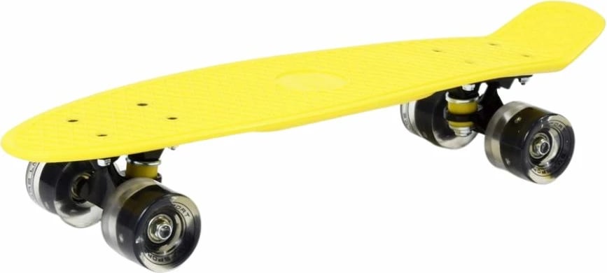 Skateboard Smj për skating, e verdhë