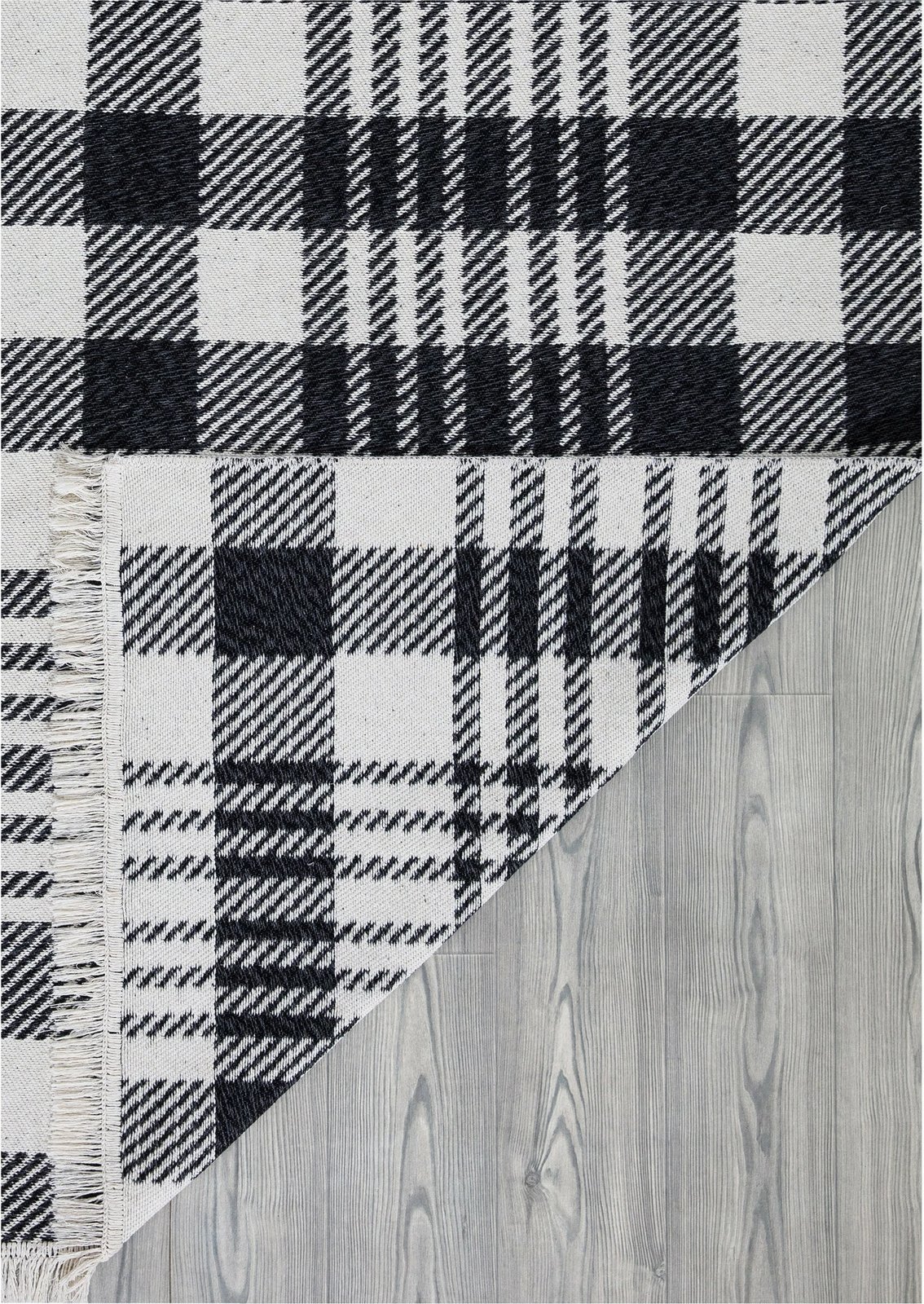 Qilim pambuku, i bardhë dhe i zi, 60x100cm, Conceptum Hypnose, 22991A