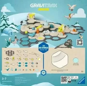 Lojë Ravensburger GraviTrax Junior Starter-Set L Ice Toy, Multikolor