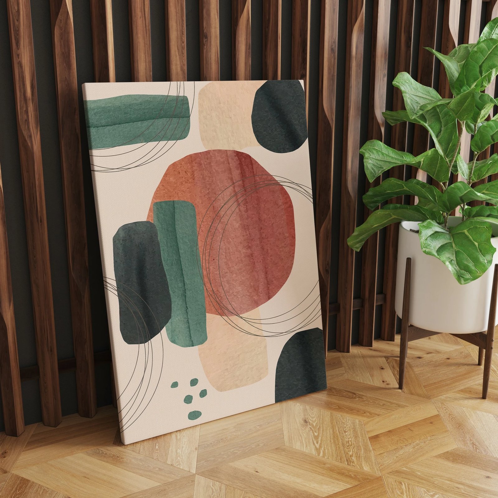 Pikturë dekorative në kanavacë, shumëngjyrëshe, Wallity, ASR_CNV25-25, 50x70cm