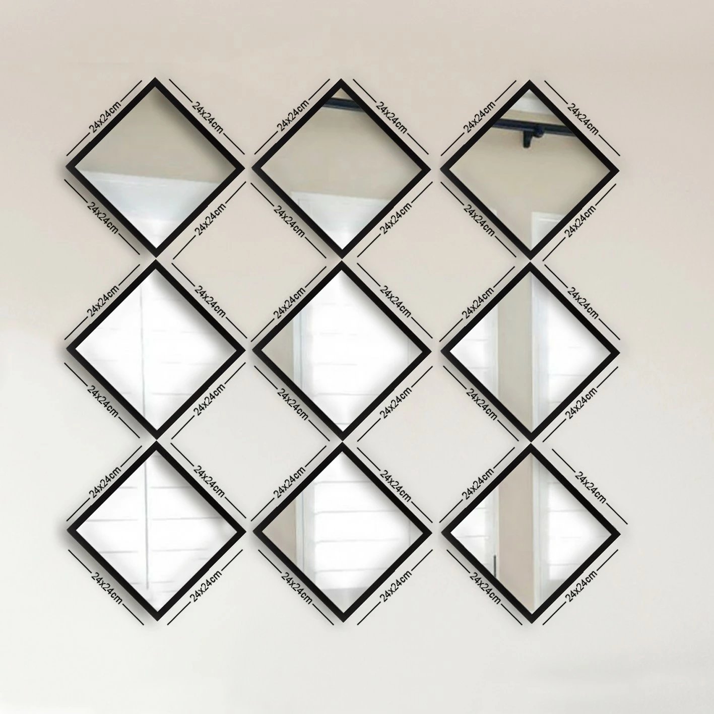 Set pasqyrash (9 copë), Wallity, SETAYNA_034