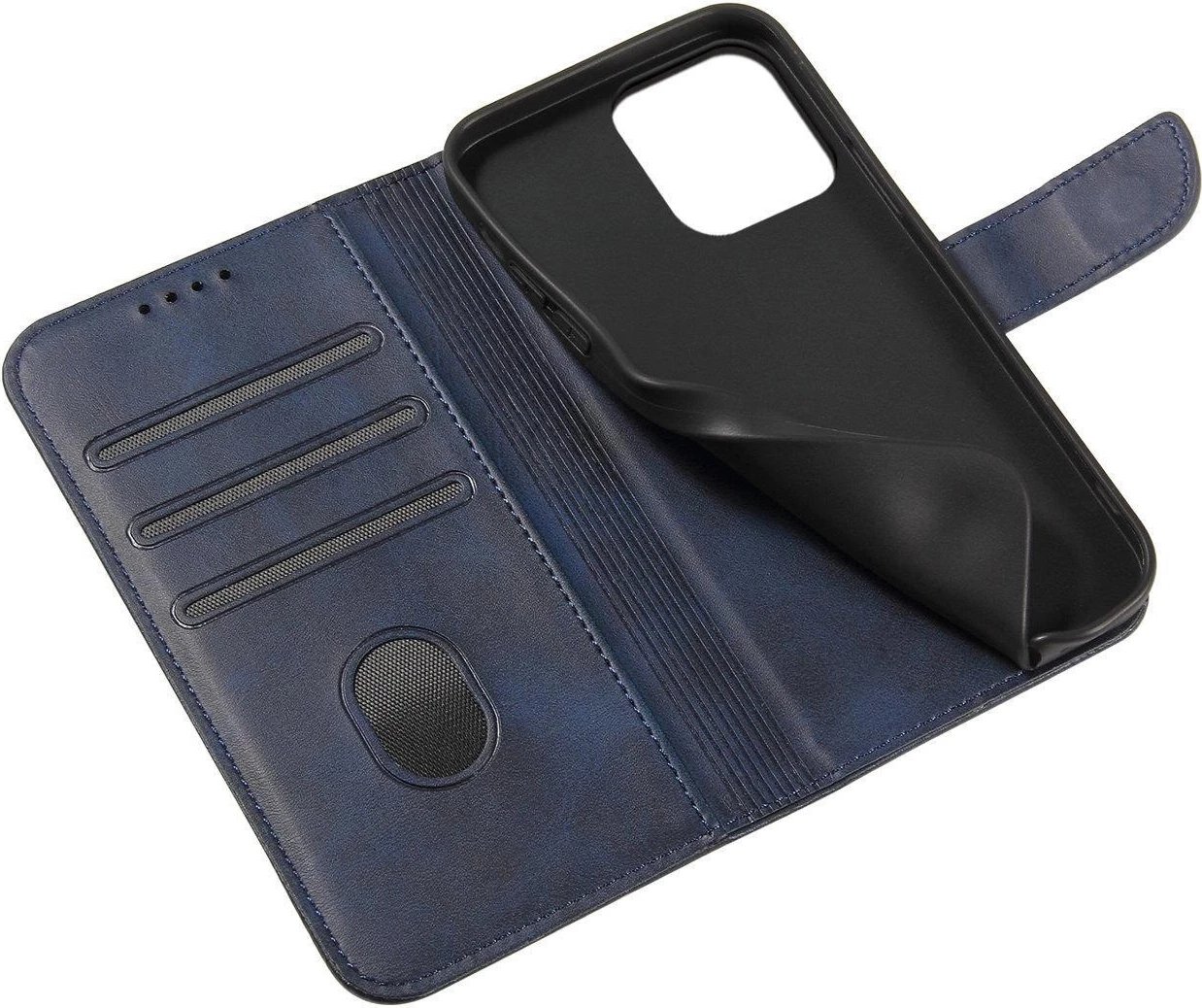 Mbështjellës magnetik me kapak Hurtel për Samsung Galaxy S24 FE, Kaltër