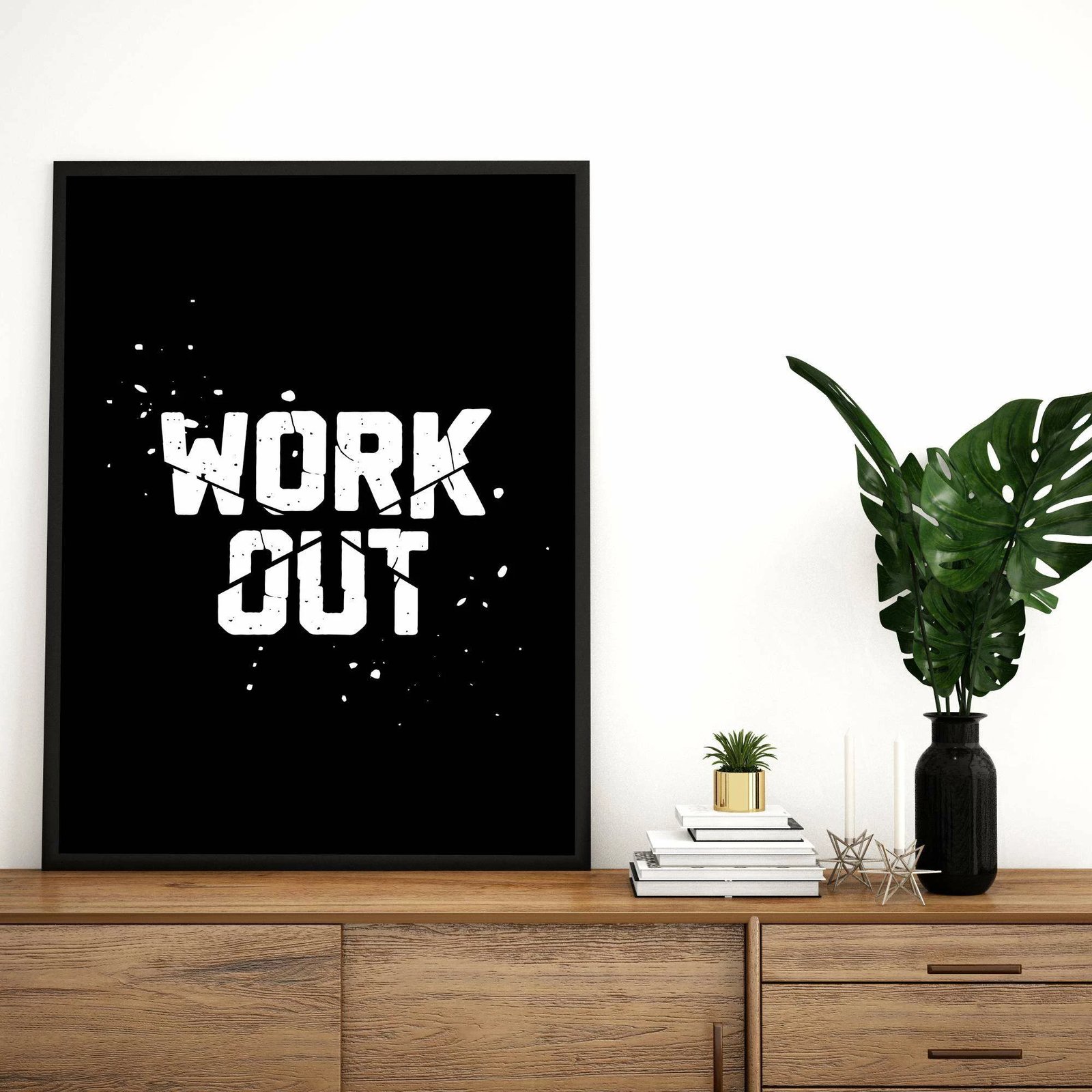 Pikturë dekorative me kornizë MDF, Wallity, Mp-00102, 40x50cm