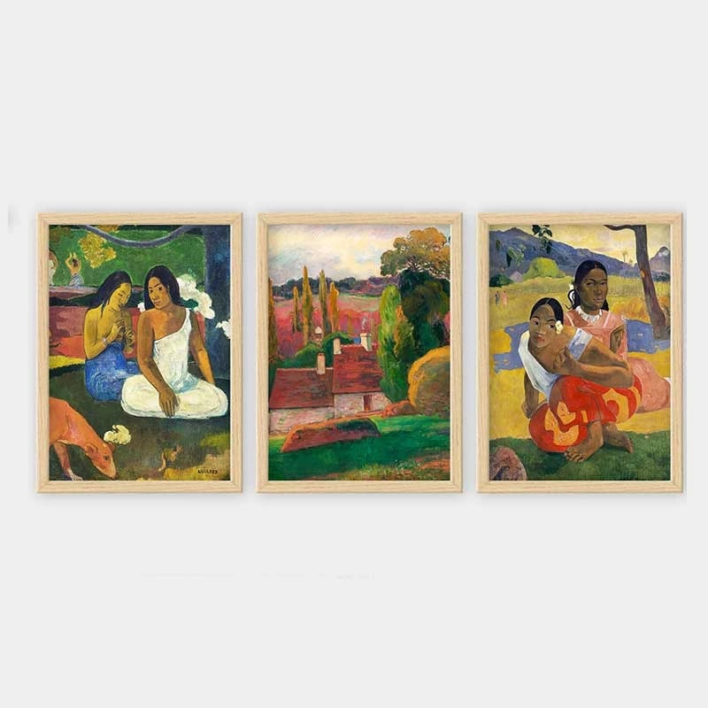 Pikturë dekorative me kornizë (3 copë), Wallity, 3NTC_UN1233897_3545