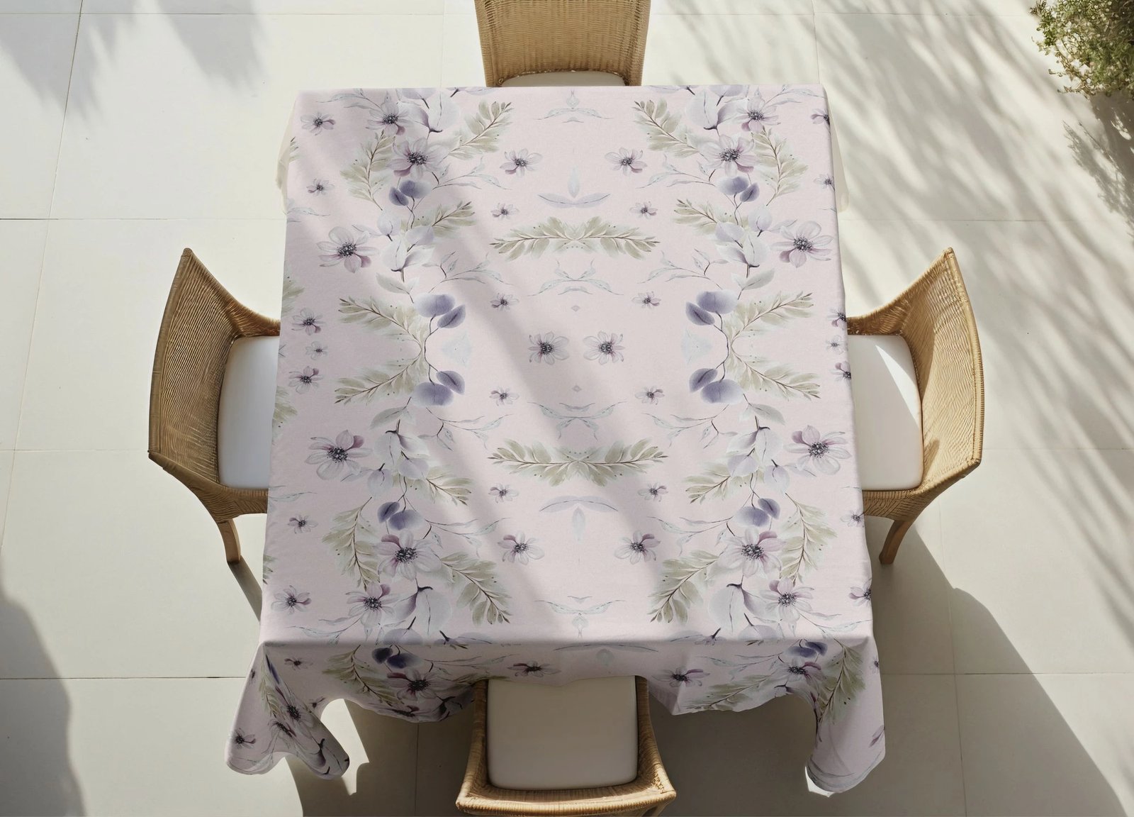 Mbulesë tavoline Hermia, Asr-tblclt25-28, 140x180 cm, shumëngjyrëshe