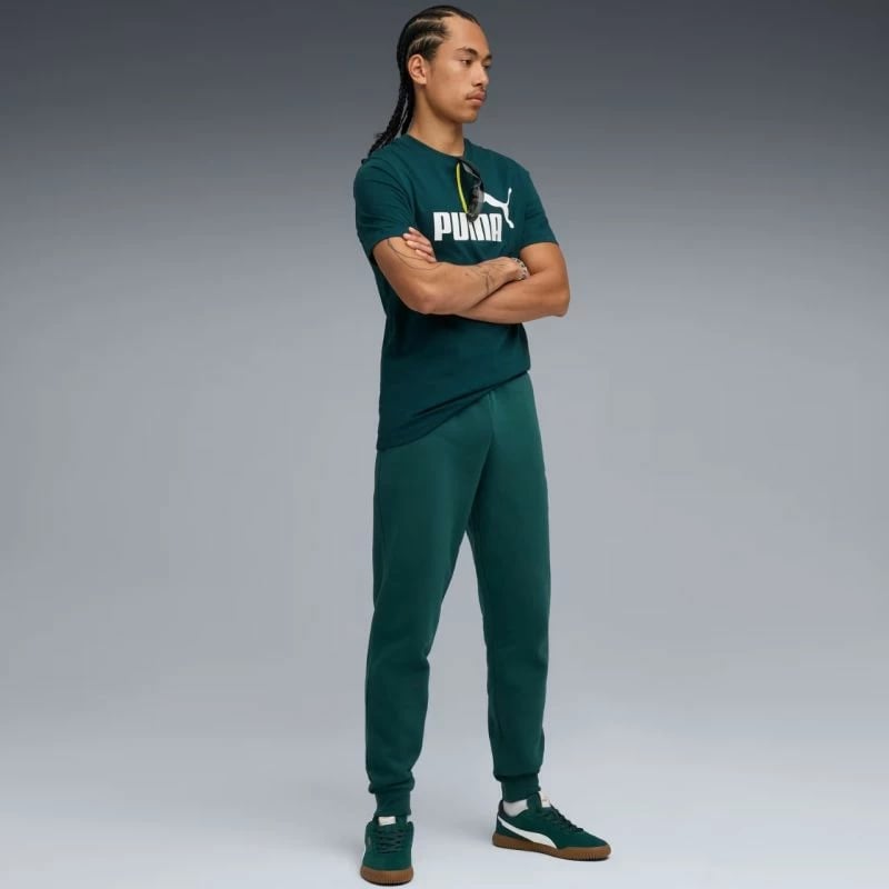 Pantallona sportive për meshkuj Puma, të gjelbra