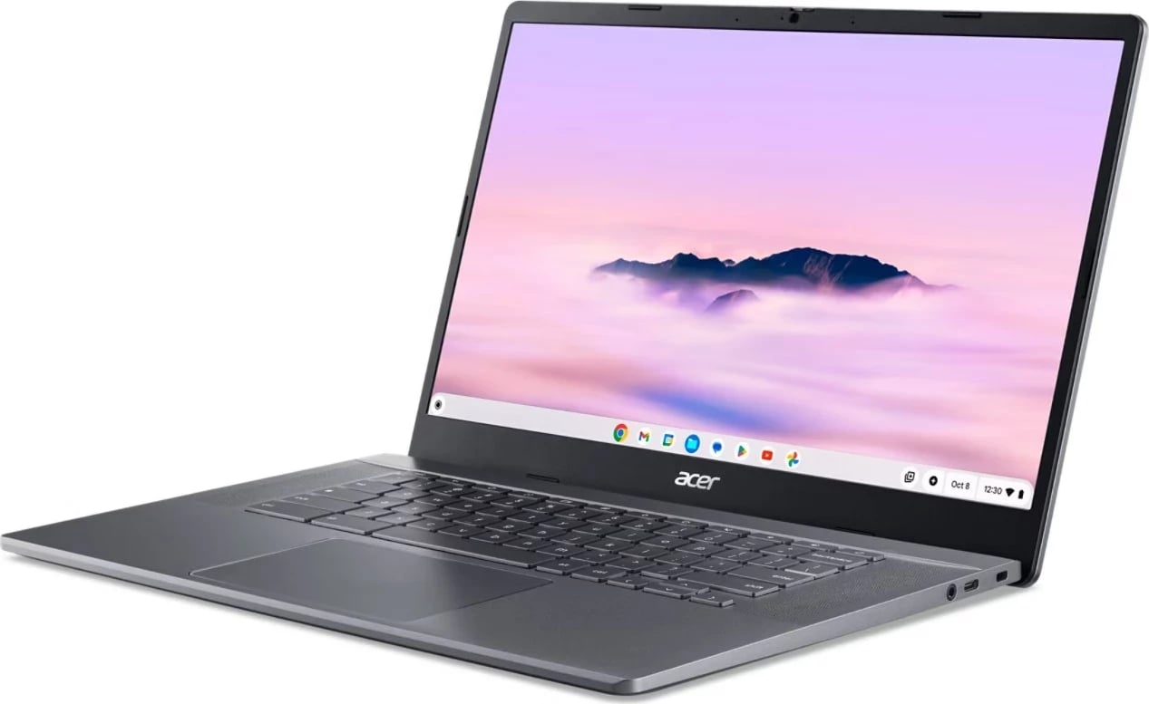 Laptop Acer Chromebook Plus 515, 15.6", Intel Core i5 i5-1235U, 8 GB RAM, 512 GB SSD, Gri