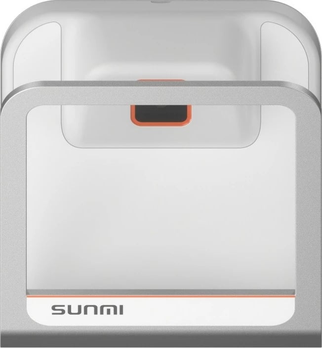 Skaner barkodi prezantues, Sunmi Blink2 C10014010, USB-A, 1D/2D, CMOS, kënd 45°, i bardhë