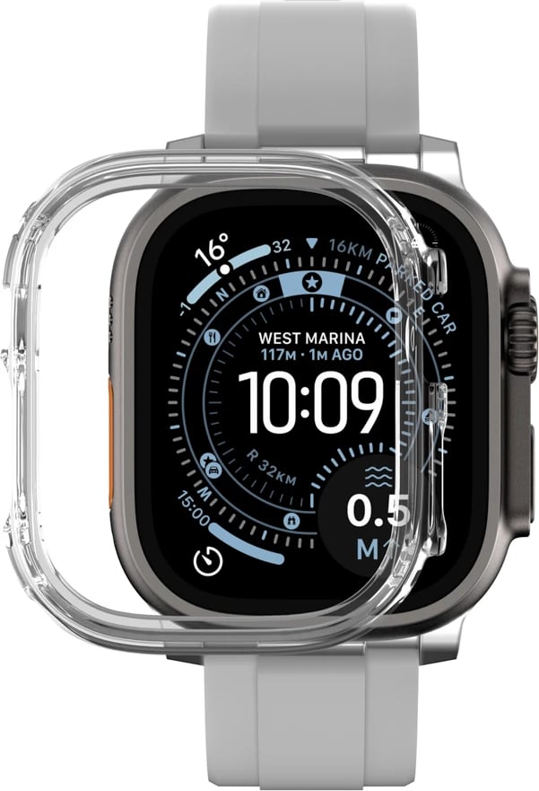 Mbështjellës mbrojtës për smartwatch, AmazingThing Minimal, për Apple Watch Ultra 3 49 mm, transparent