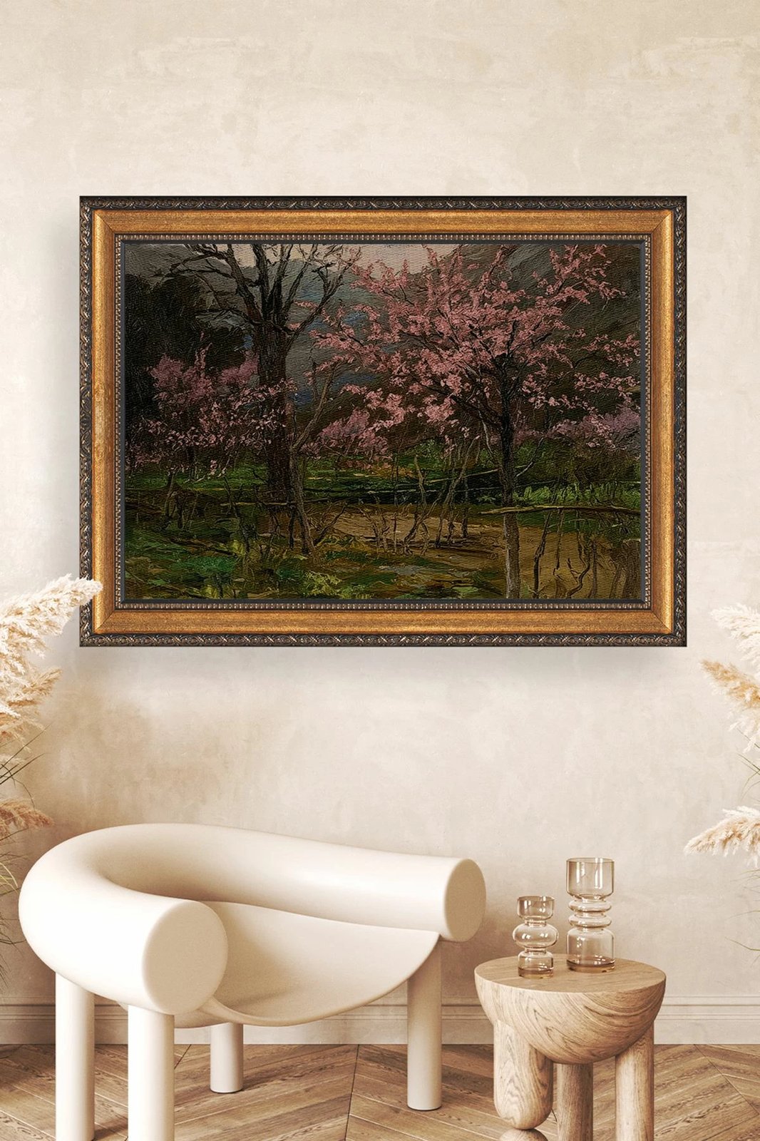 Pikturë dekorative në kanavacë me kornizë, shumëngjyrëshe, Wallity, ATCRCVCNVSMDL40 - 50x70cm