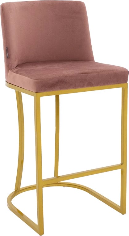 Karrige për bar mesatare Impartial I këmbë metali ngjyrë ari-kadife mollë e kalbur