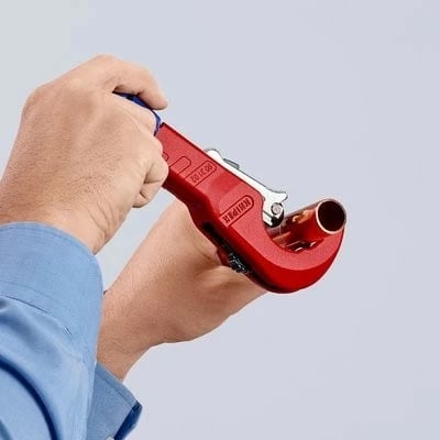 Prerës tubash Knipex TubiX, 3.5 cm, i kuq
