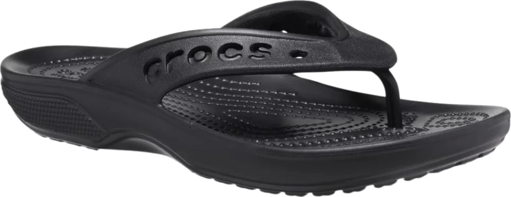 Papuqe flip-flop Crocs unisex, të zeza