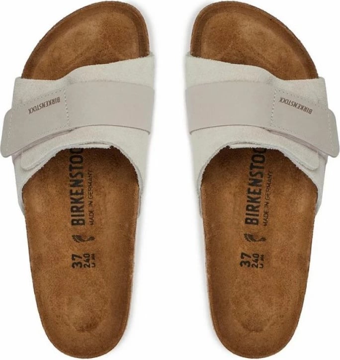 Flip-flops Birkenstock, për meshkuj dhe femra, bezhë/krem