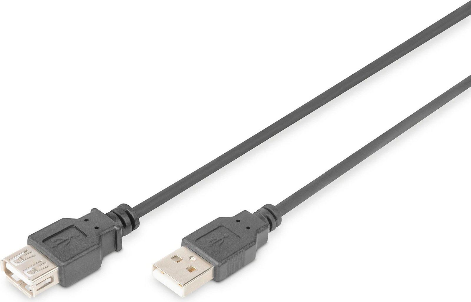 Kabëll USB zgjatës Digitus USB 2.0, 1.8m, USB A mashkull/femër, e zezë