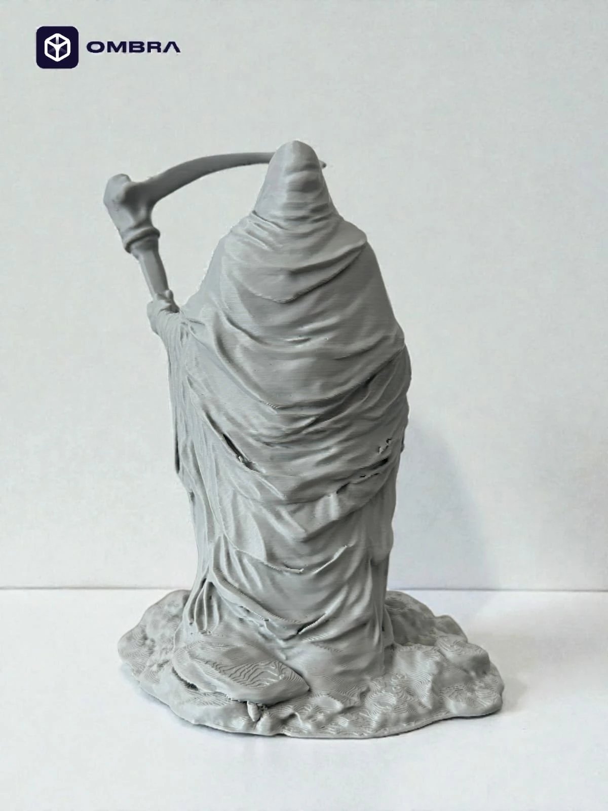 Figurë Dekorative për Halloween (Grim Reaper) -e bardhë