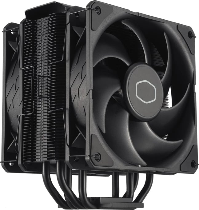 Ftohës procesori Cooler Master Hyper 212 Black X Duo, 2 ventilatorë, i zi