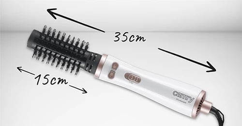 Furçë tharëse rrotulluese, Adler CR2021, 1200W, 38mm & 50mm, e bardhë me rozë të artë