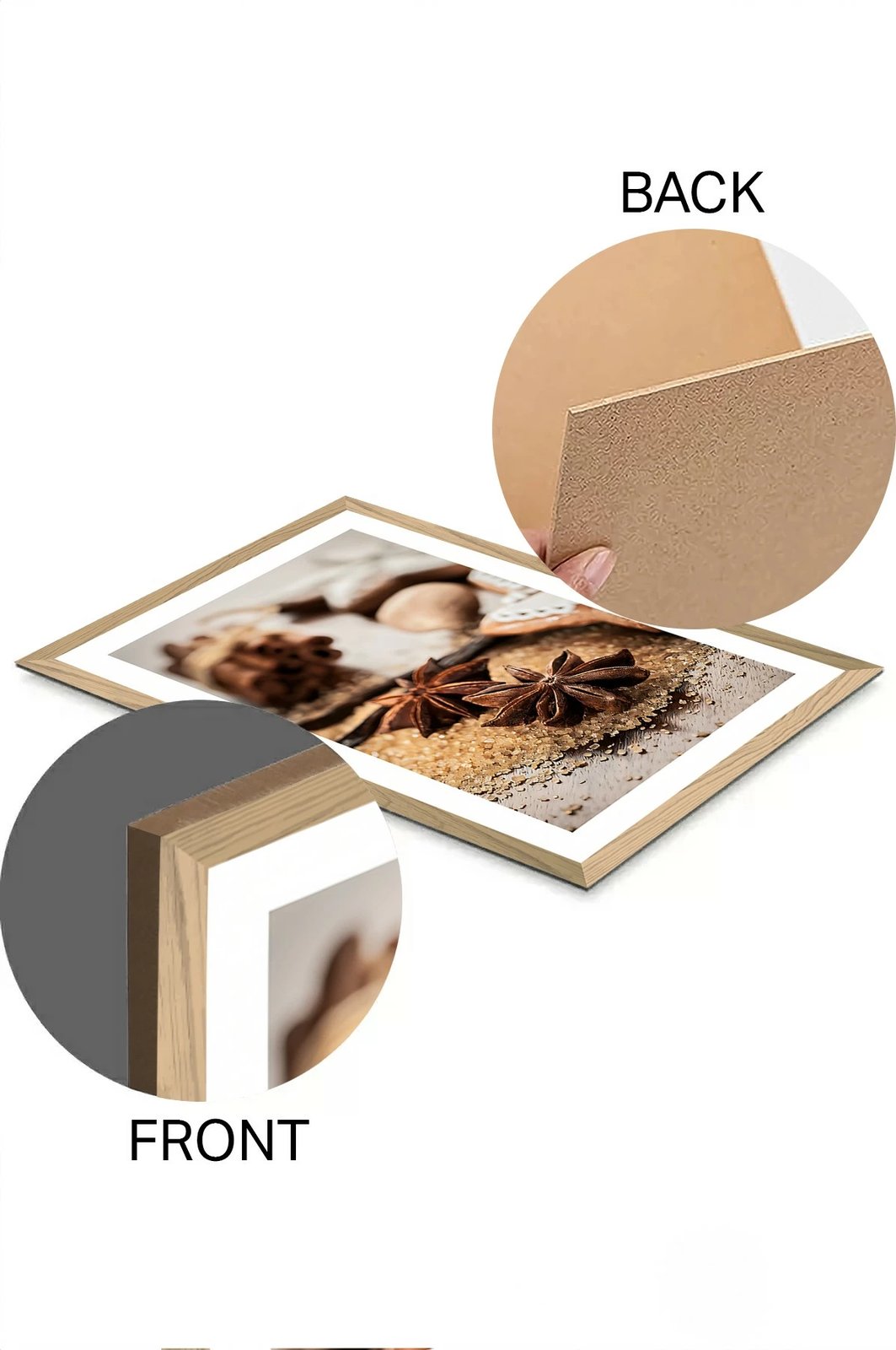 Pikturë dekorative Wallity, shumëngjyrëshe, Tekhammdf26, 33x48cm