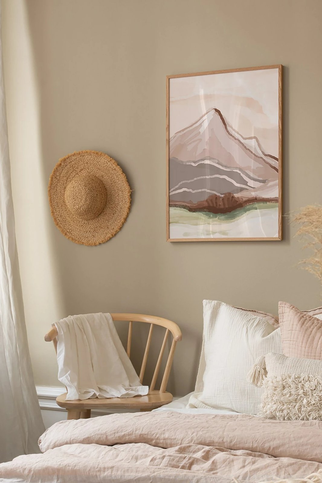 Pikturë dekorative me kornizë, shumëngjyrëshe, Wallity, Tekhamcerceve132, 33x48cm