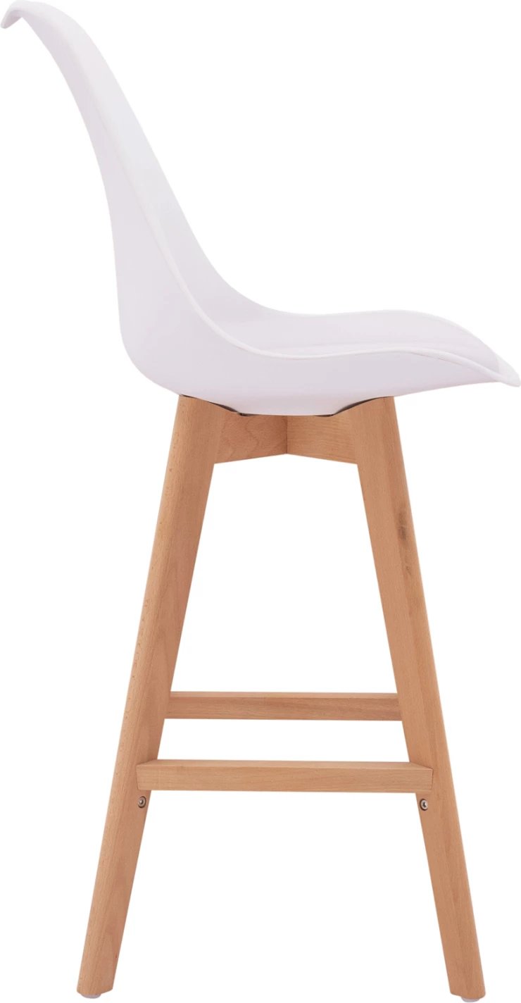 Karrige për bar Vegas FH8000.11, e bardhë, 48x58x105 cm, set prej 4 copash