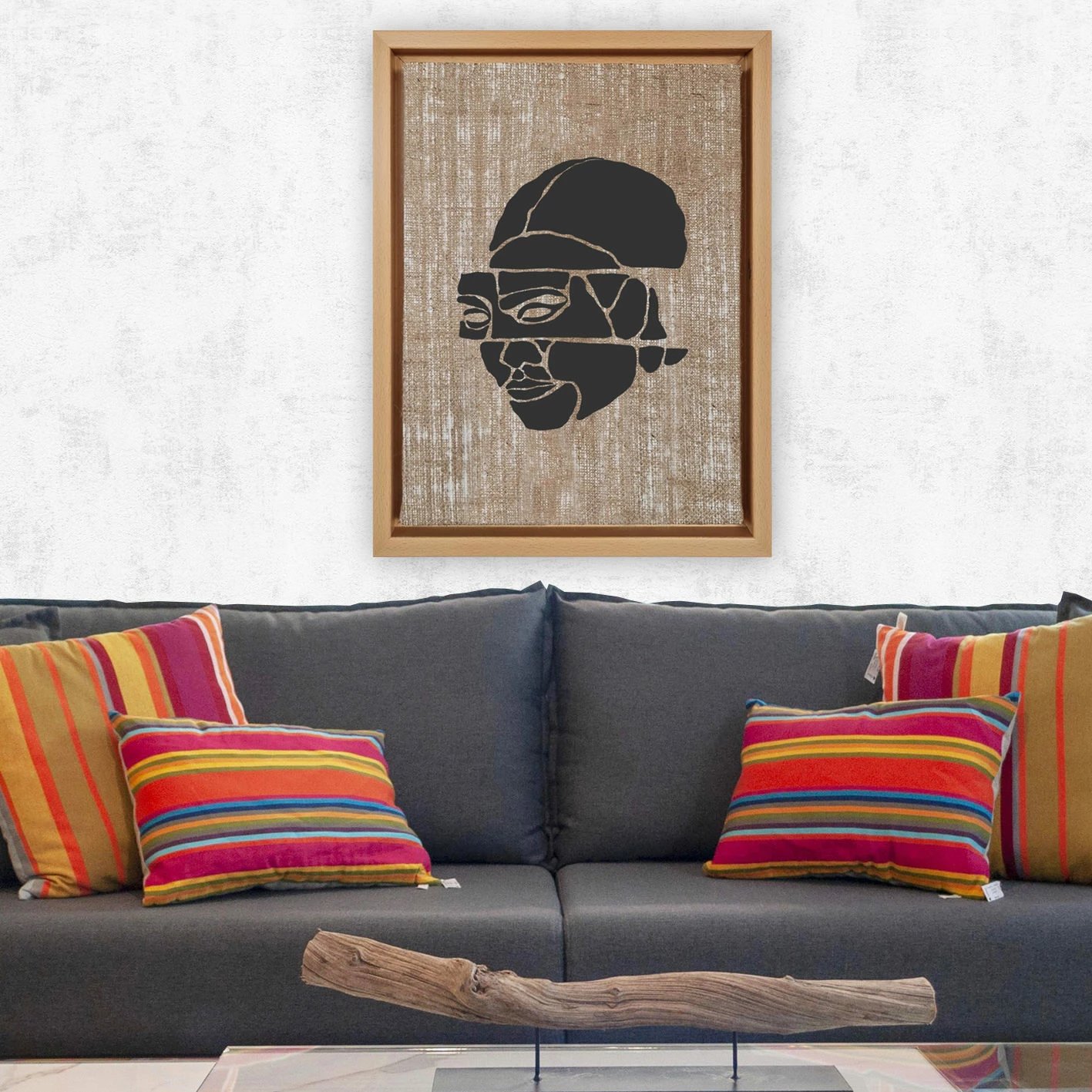 Pikturë dekorative në kanavacë, shumëngjyrëshe, Wallity, LNJ819282282462, 36x46cm