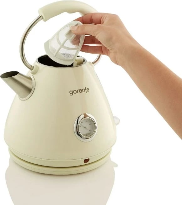 Ibrik elektrik Gorenje K17CLI, 1.7 L, 2200 W, Bezhë