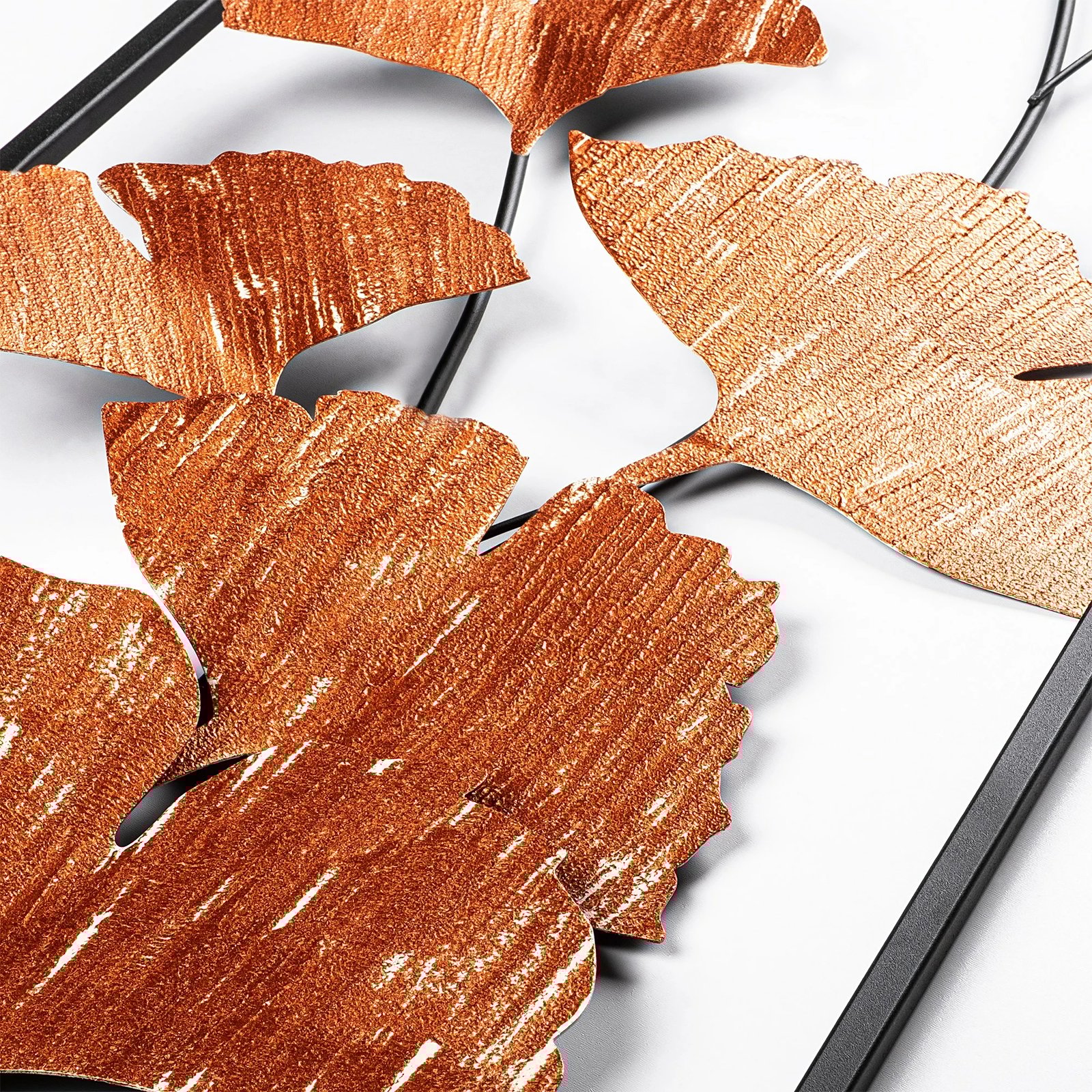 Aksesor dekorativ metalik për mur Wallity, Raspberry 3, shumëngjyrësh, 32x90x4 cm