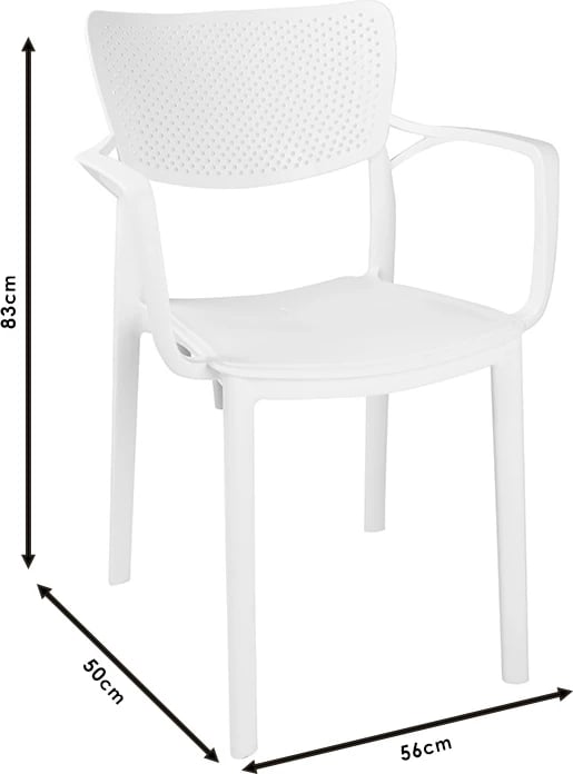 Karrige Frontline PP ngjyrë bardhë