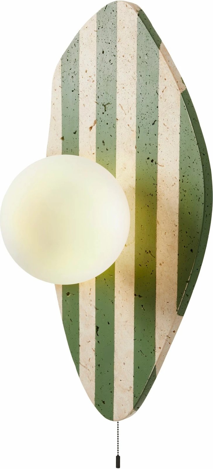 Llambë muri Opviq, ngjyrë bezhë, e bardhë, e gjelbër, TRAVERTINE BODY