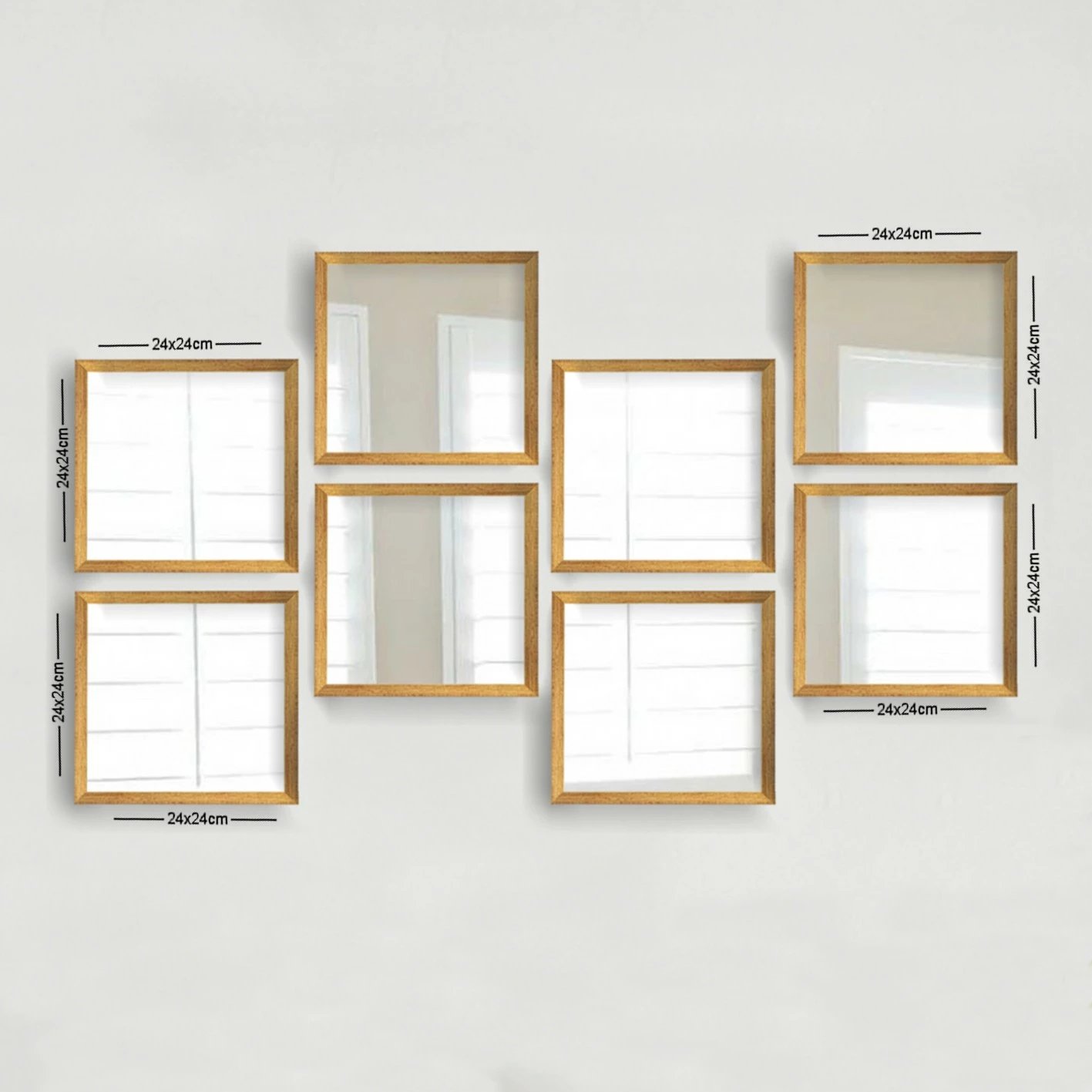 Set pasqyrash (8 copë), Wallity, SETAYNA_056