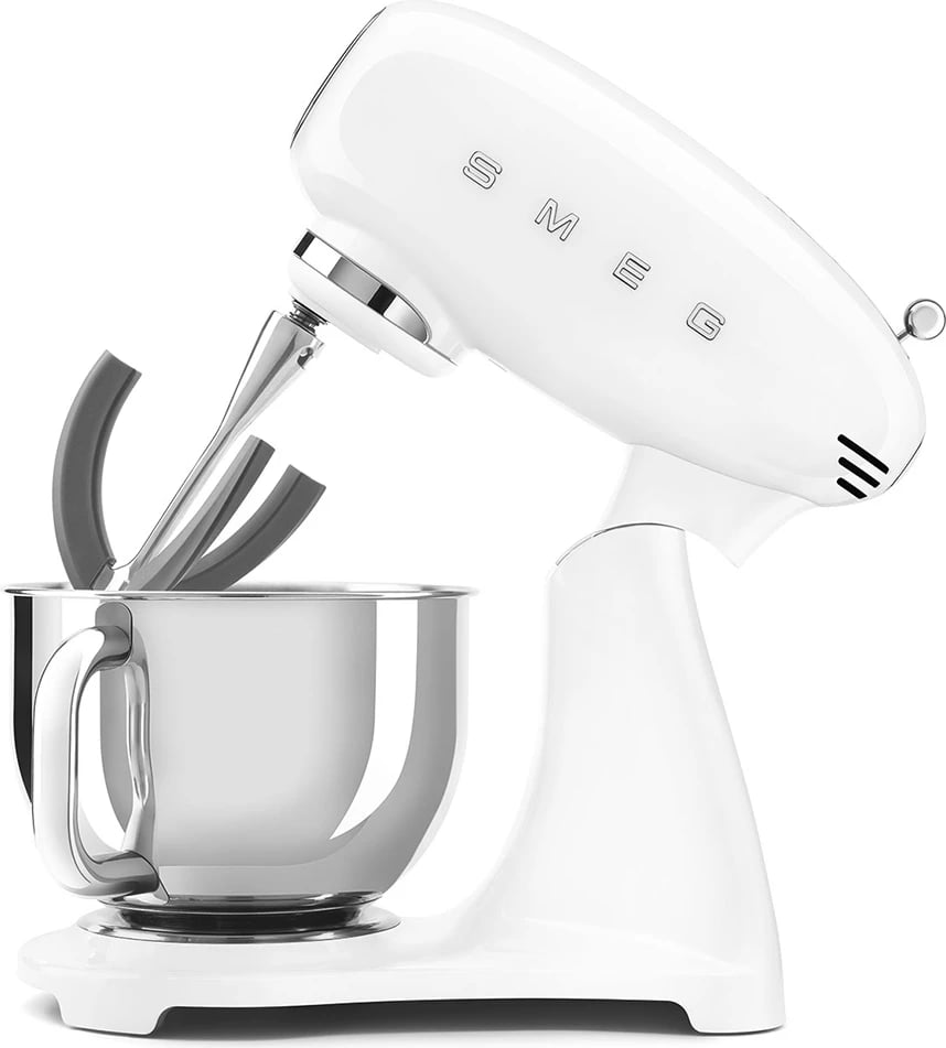 robot kuzhine (stand mixer) SMEG SMF03WHEU 800W 4.8L 10 shpejtësi, bardhë