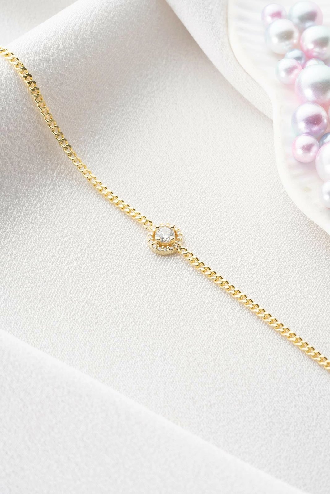 Byzylyk argjendi Jumeon, ngjyrë ari rozë dhe e bardhë, NRZ999298