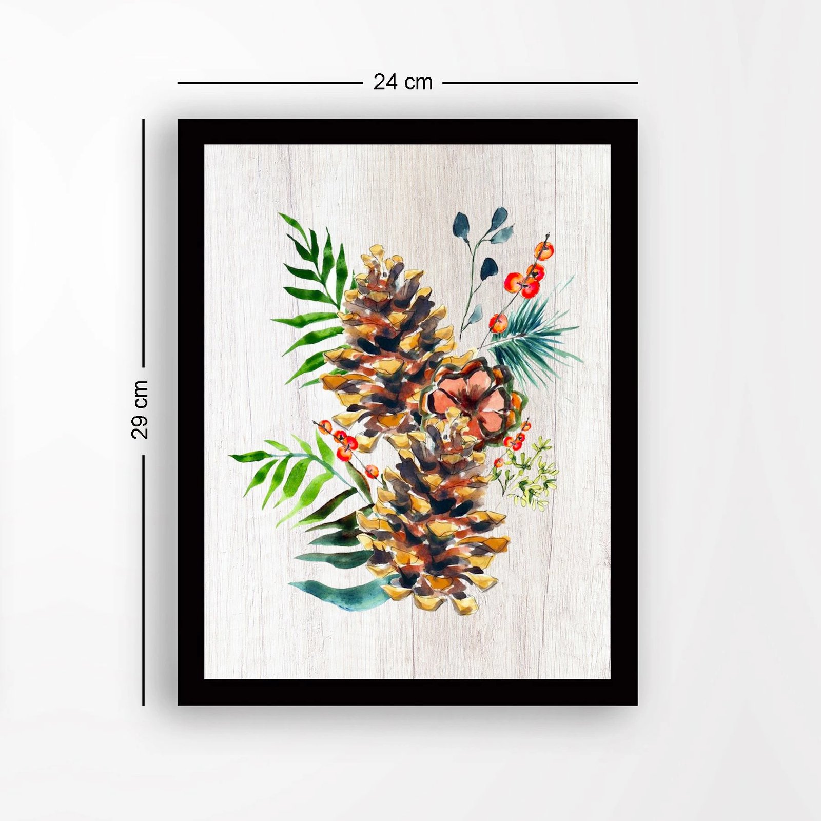 Pikturë dekorative me kornizë, MDF, shumëngjyrëshe, Wallity, SC7436501193164