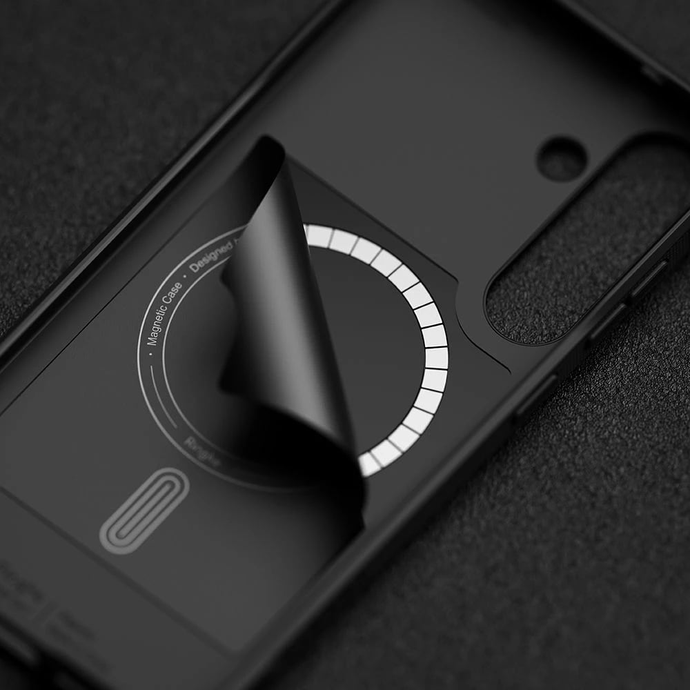 Mbështjellës Ringke Onyx MagSafe për Samsung Galaxy S25, i zi