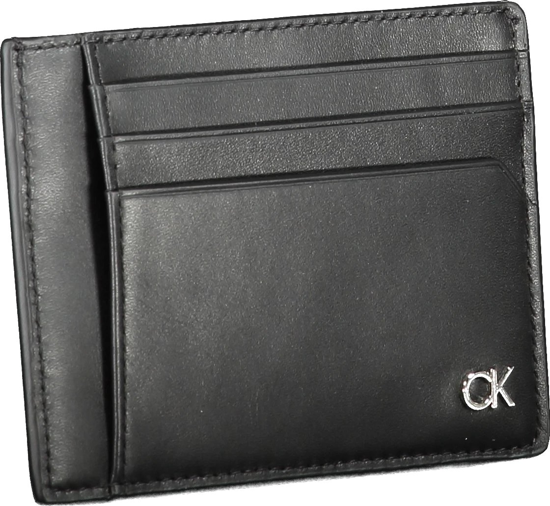 Portofol për meshkuj CALVIN KLEIN, i zi