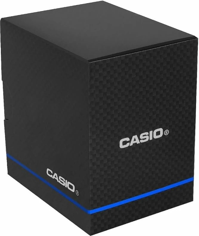 Orë dore për meshkuj Casio, argjendtë e zezë