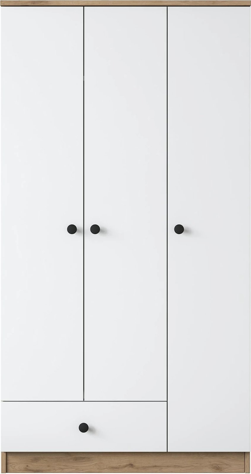 Dollap Hanah Home, BA117 - 2253, ngjyrë arr dhe e bardhë