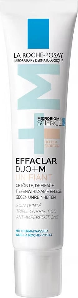 Krem fytyre me ngjyrë për femra La Roche Posay Effaclar Duo+M Mattifying Toning Face Cream Light, 40ml