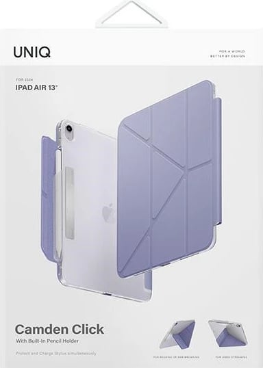Mbështjellës UNIQ Camden Click për iPad Air 13" (2024), vjollcë